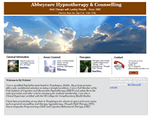 Tablet Screenshot of abbeycarecounselling.com